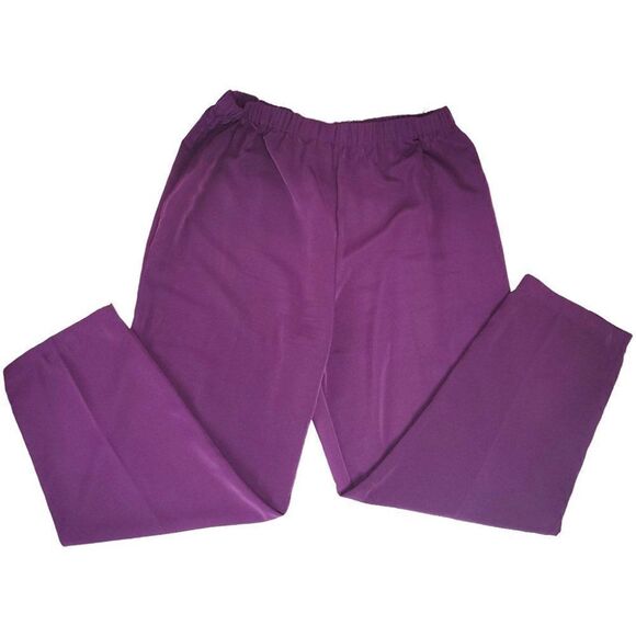 Roamans purple 2pc flowing pants set - Picture 6 of 11